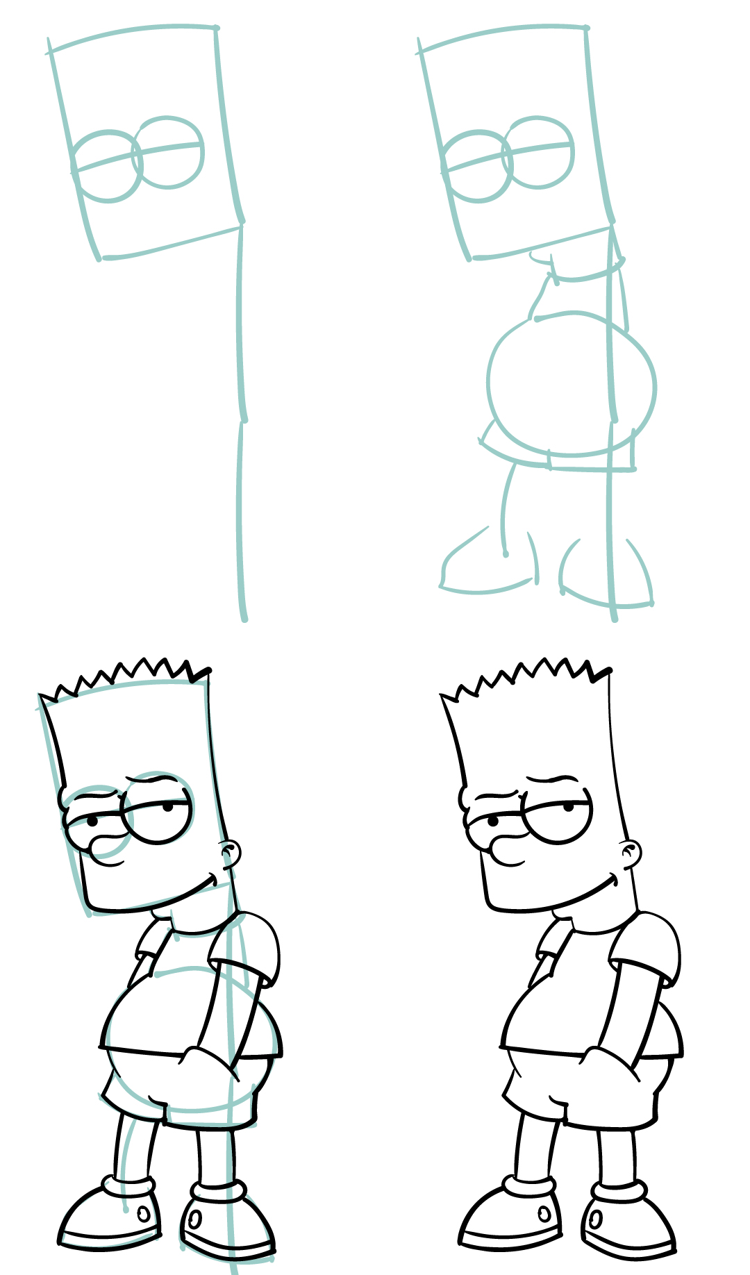 Bart Simpson – desenho.flaviofm.com.br